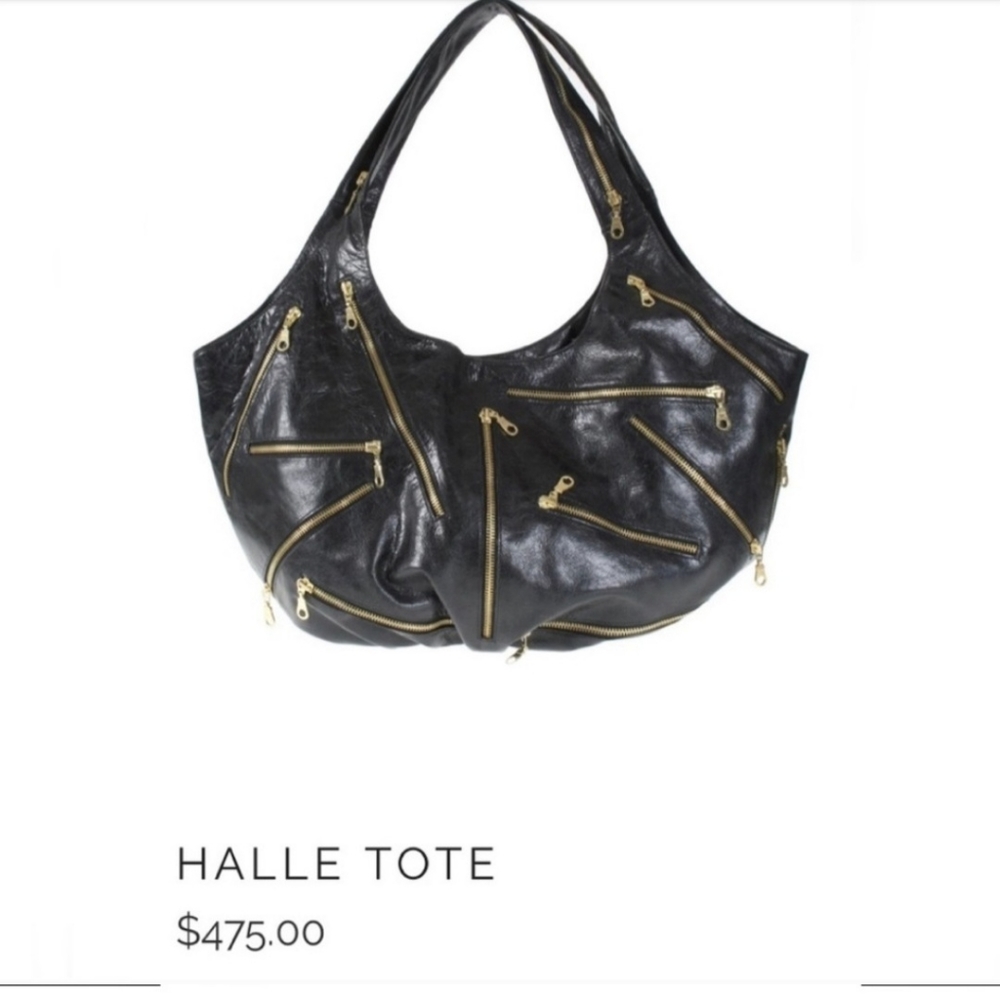 Vintage Halle Tote Black JJ Winters